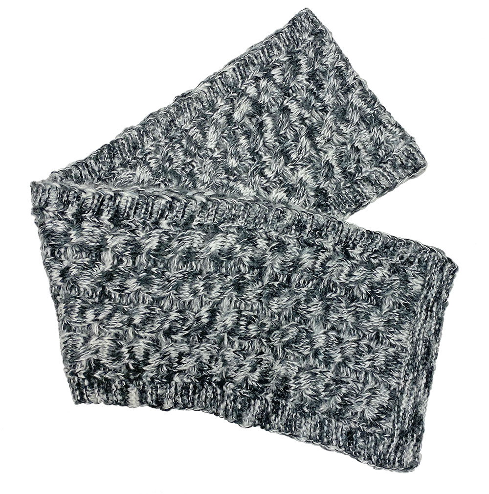Patty Cable Knit Acrylic Scarf - Ladies Winter Clearance